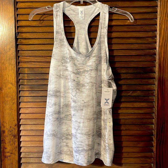 NWT Xersion White & Grey Workout Tank - Picture 4 of 8